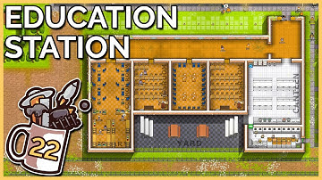 Lockdown Town School GRAND OPENING! | Prison Architect #22