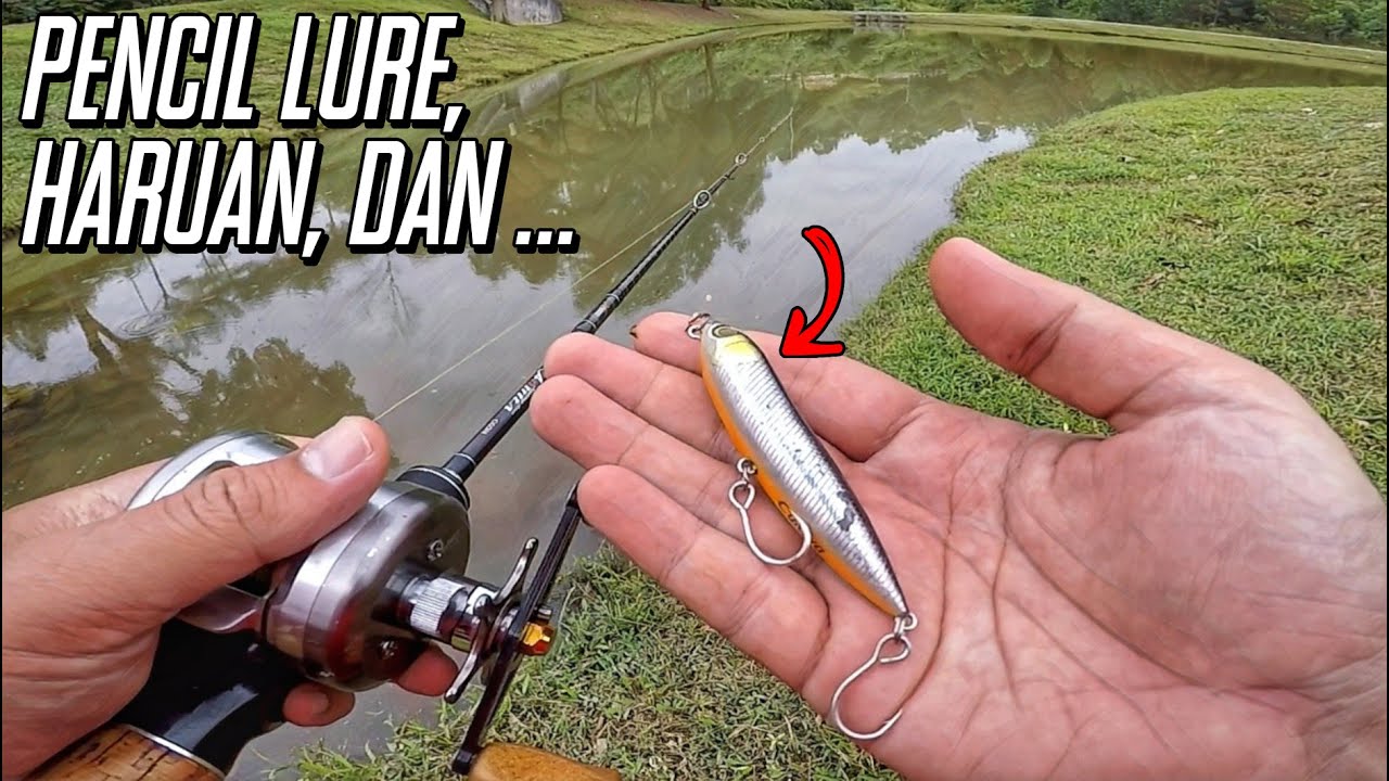  Memujuk Haruan Dengan Pencil Lure Ep. 104 Casting Ikan Gabus