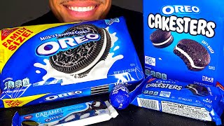 ASMR Candy Eating Oreo Mukbang Cakesters Cookies Talking Jerry BIG Bites Mouth Sounds Tingles