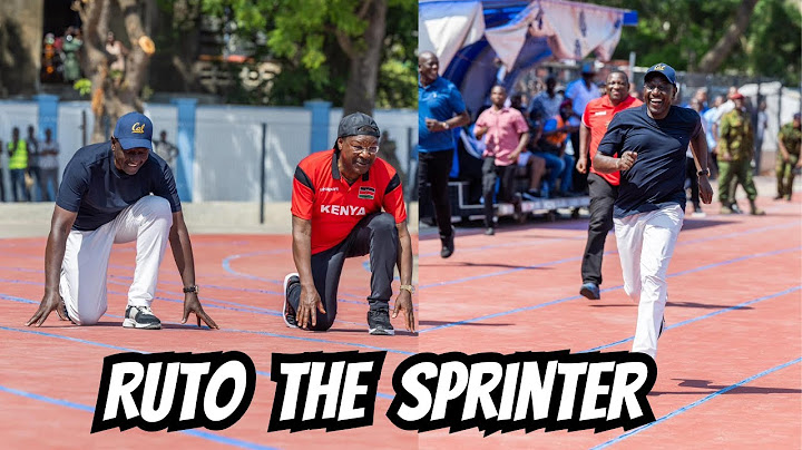 KALI: See Pres' Ruto, Kingi, Joho, Wetangula running 50M race during EAC Inter-Parliamentary games!