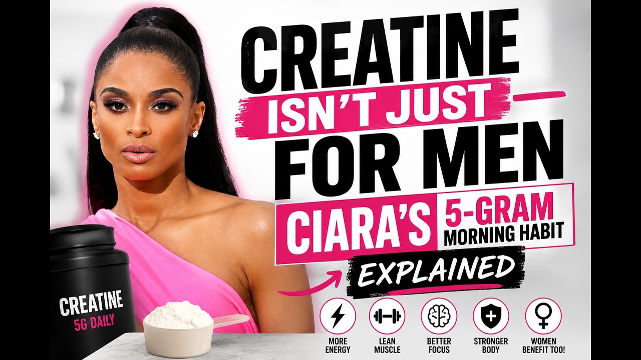 Creatine Isn't Just for Men — Ciara's 5-Gram Morning Habit Explained