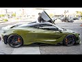 Bad Mclaren 765LT in GREEN, Ferrari GTC4Lusso Fully Modded.