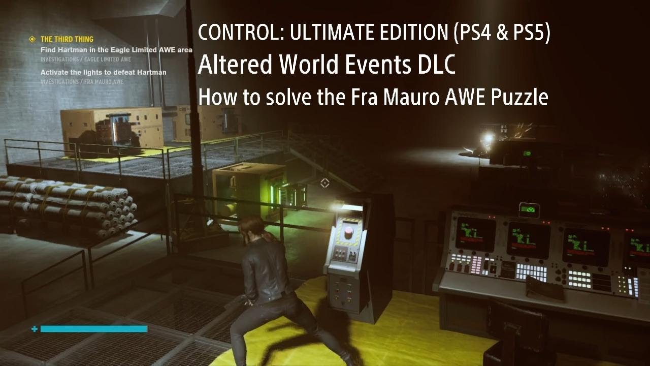 CONTROL (PS4 & PS5) - DLC04 - How to solve the Fra Mauro AWE Puzzle ...