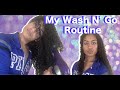 My Wash N&#39; Go Routine | Tyra Nicole