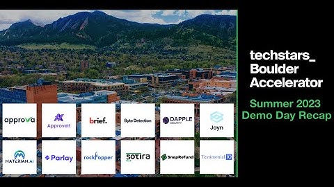 Techstars Boulder Summer 