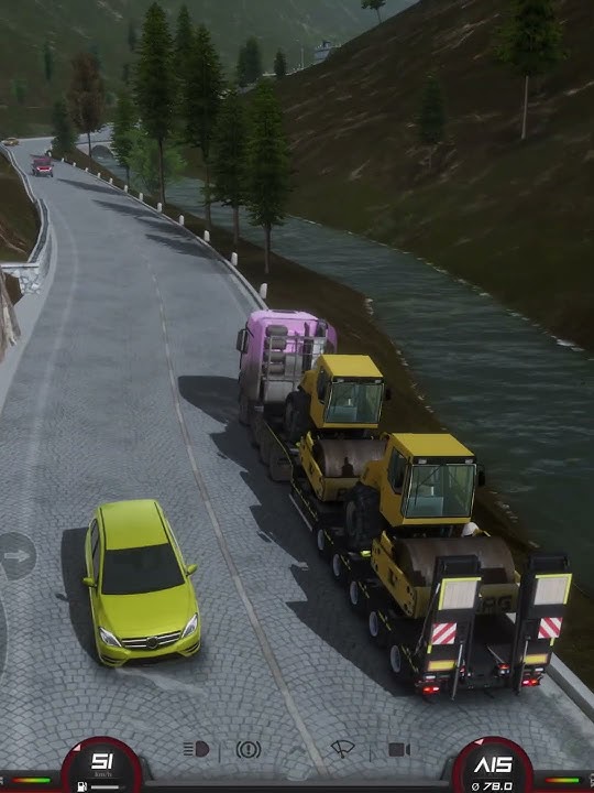Cinematic shot ￼in euro truck simulator 2 | euro truck simulator | #ets2 | #eurotrucksimulator2