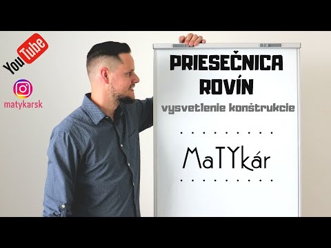 Video: Ako Určiť Priesečník Rovín