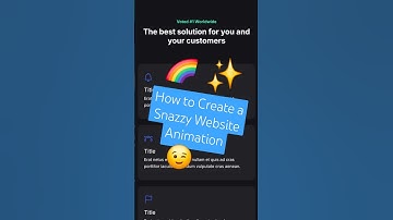 Here is how to create a snazzy website animation #quicktips #css #bootstrap #webdesign #webdev