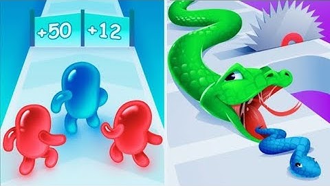 Snake Run Challenge vs Blob Clash - Ultimate Fun Race!Blob Clash vs Snake Run (Insane Gameplay)