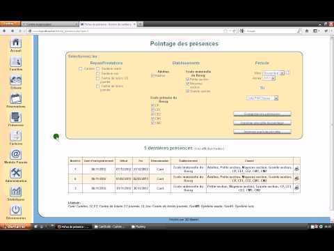 Logiciel de gestion de cantine et périscolaire - 3D Ouest