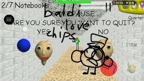 baldi love chips android mode menu (bully want i never come back!!?)
