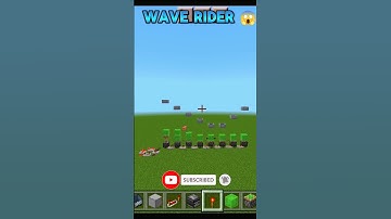 Minecraft Wave Rider 😱 #minecraft #minecrafbuilds #minecraftshorts