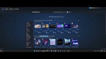 change mini profile background on steam
