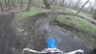 2020-04-11 lap and a half on YZ250