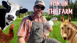 Sing and Dance with Real Live Farm Animals! 'Old MacDonald Had a Farm' by Cog Hill Farm For Kids 467,012 views 6 months ago 3 minutes, 39 seconds