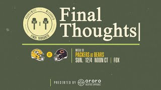 Final Thoughts: Packers at Bears