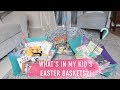 What's In My Kid's Easter Baskets?!  Mom of 3! Overdid it...
