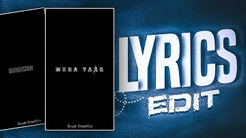 New Viral Reels Rays Lyrics Status Video Editing In Alight Motion | Soyal Creation