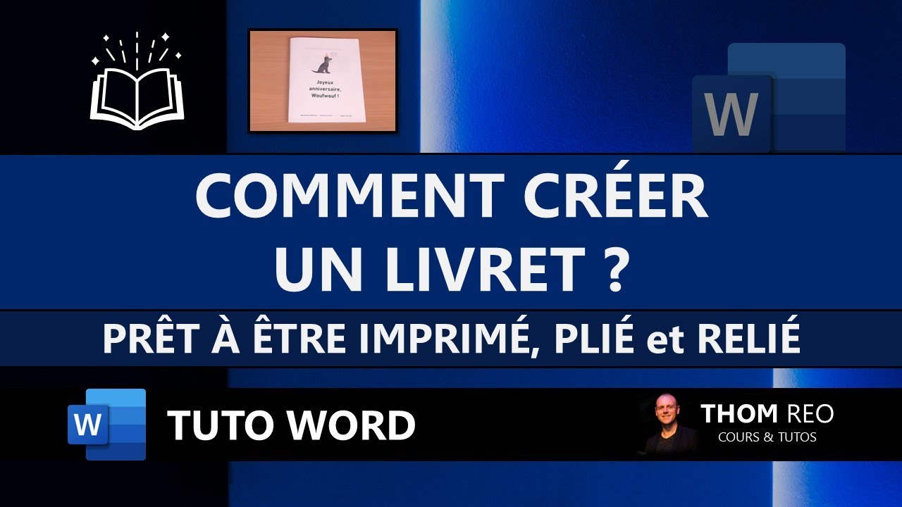 Imprimer un livret format A5 sur des feuilles A4 avec Word