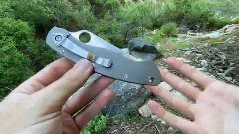 Spyderco Military S90V Carbon Fiber Framelock Full Review! Did I fall in love with the Millie?