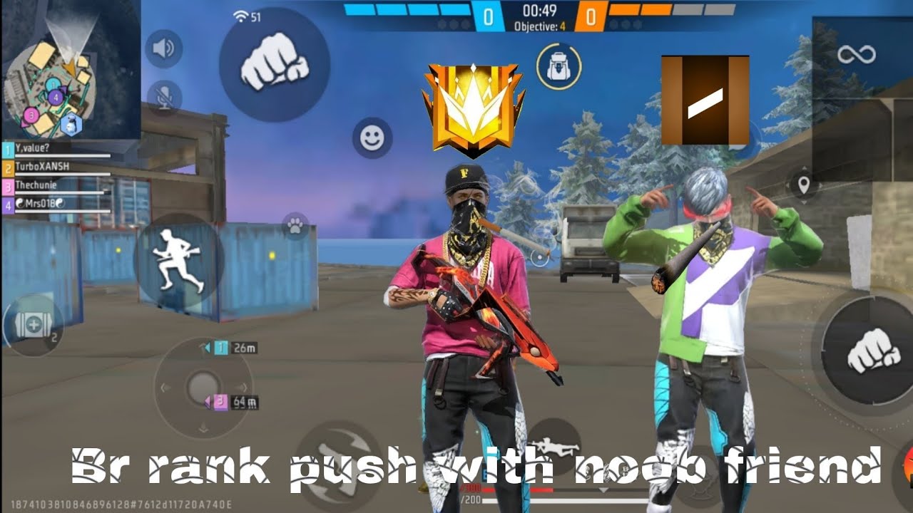 [Live] br rank push with noob friend 🤬😡 - YouTube