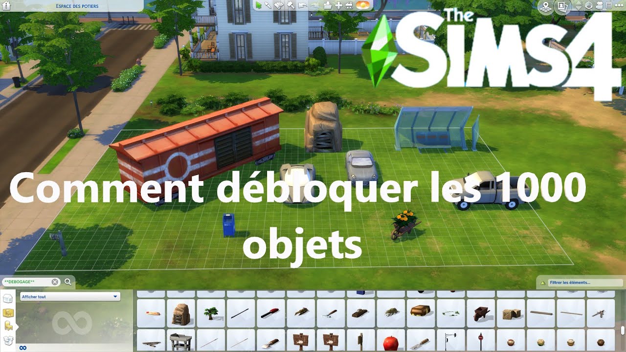 Comment obtenir les 1000 nouveaux objets des Sims 4 // Code de triche Sims 4  - YouTube