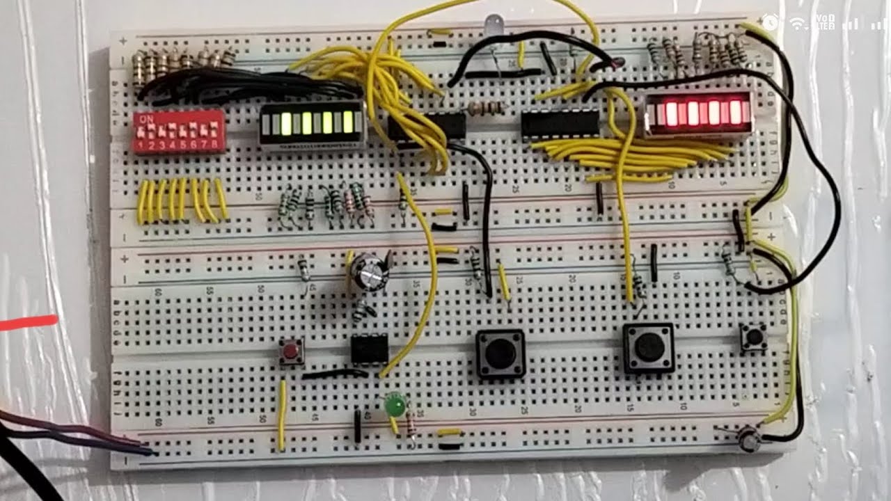 74HC165 and 74HC595 basics of serial data transmission - YouTube