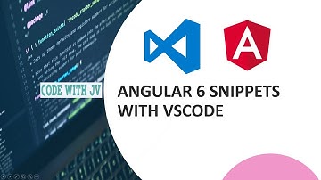 Angular 6 Code Snippets with Visual Studio Code