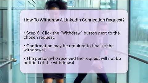 How To Withdraw A LinkedIn Connection Request? - Everyday-Networking