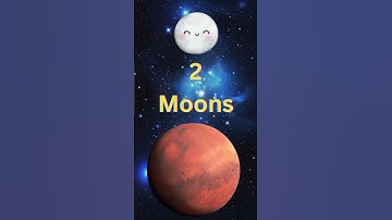 How many moons does each planet have | The number of planets and their moons