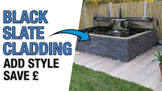 Black Slate Split Face Tiles (Add style, save ££'s) Video