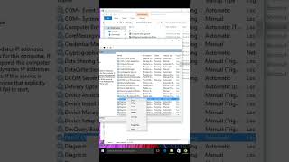 How to start or stop DHCP Client service in window 10