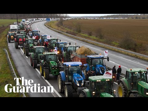 Farmers block roads across Europe to protest rising costs