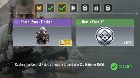 Capture The Control Point 5 Times In Ground War 2.0 Matches (0/5) | Control Freak Seasonal Mission
