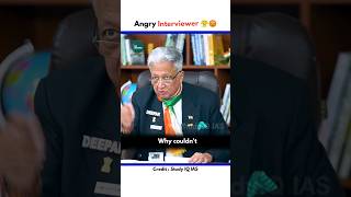 He Made Him Speechless? 😡😤 UPSC Topper Interview | IAS Officer