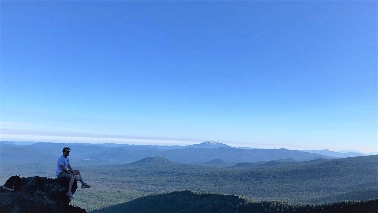 Mount Thielsen climb in Oregon
