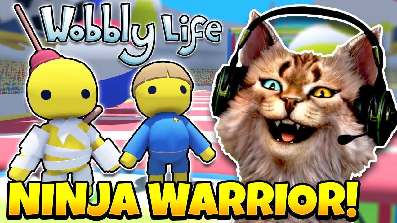 DUO LETOY TANDING PARKOUR NINJA WARRIOR !! 😹 - Wobbly Life Indonesia | Ft. @MisterCemprengGaming