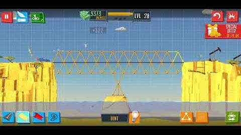 BUILD A BRIDGE  LEVEL 26