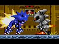 Super Mecha Sonic Vs Silver Sonic And Silver Tails