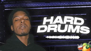How To MIX And Make HARD HITTING DRUMS (Southside, Pyrex, ChaseTheMoney) | Fl Studio (Drum Tutorial)