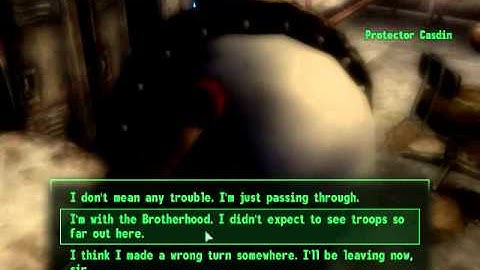 Fallout 3, trippin sentry bots