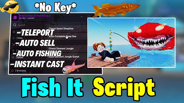 Fish It Script | Blessed Hub X Showcase (Auto Fishing + Auto Deep Sea Quest) | Keyless – Roblox