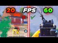 20 FPS VS 60 FPS FARKI | FPS ÖNEMLİ Mİ? | - HANDCAM PUBG Mobile