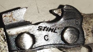 видео: Цепь STIHL отличие оригинал от подделки. картинка: Цепь STIHL отличие оригинал от подделки.