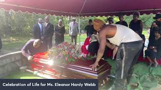 Burial Mrs. Eleanor Hardy Webb