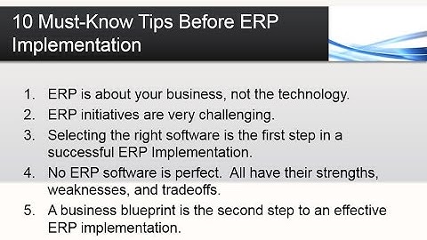 Tips to Select the Best ERP Consultants