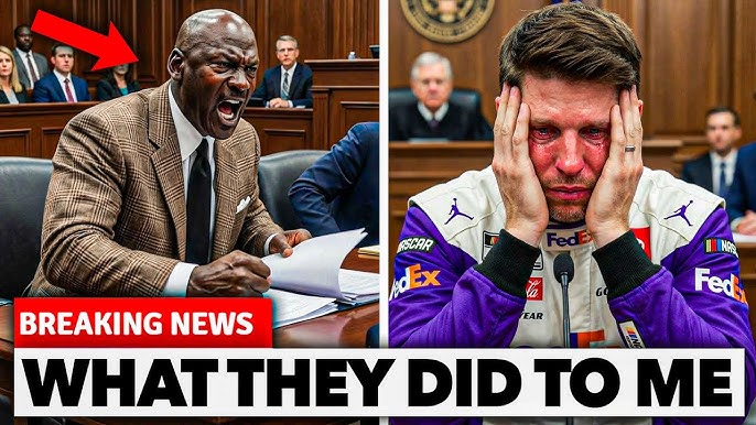 1 MINUTE AGO: Denny Hamlin Broke Down In Court... Inside His Emotional  Testimony Against NASCAR...