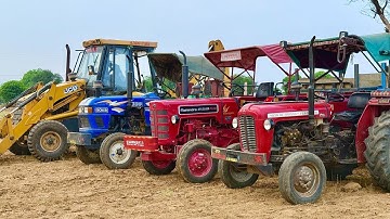 JCB 3dx Eco Machine Loading Tractor Stuck in Compost Over Load Trolley Mahindra Eicher Swaraj Massey