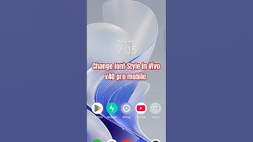 how to change font style in android | #vivo #knowledgeandinfo #vivov40pro #vivophone