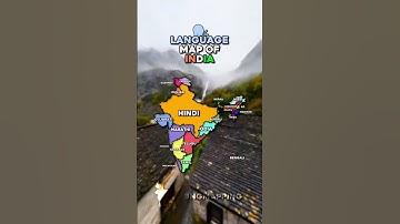 Language map of India 🇮🇳🗣️💬 #shorts #mapping #viral #fyp #india